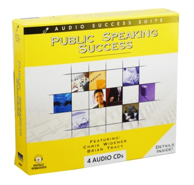 Public Speaking Success on 4 AUDIO CDs ~ Featuring Brian Tracy, Ron White & More