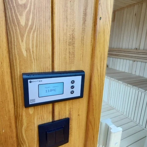 Gartensauna Isoliert 120mm Wand Dusche  HolzSauna Aussensauna Saunahaus  - Bild 5 von 10