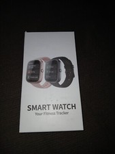 Smart Watch Fitness Tracker Touch Screen Heart Rate Exercise Black Color T-60.