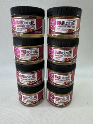 Lot Of 8 NEXT IMAGE Braid Locking Gel (Cherry Blossom & Pomegranate, 3 oz.)