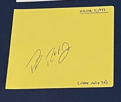 1990s & 2000s Debut Signed Index 3x5 Autograph Cut (you pick from list) - Picture 59 of 71