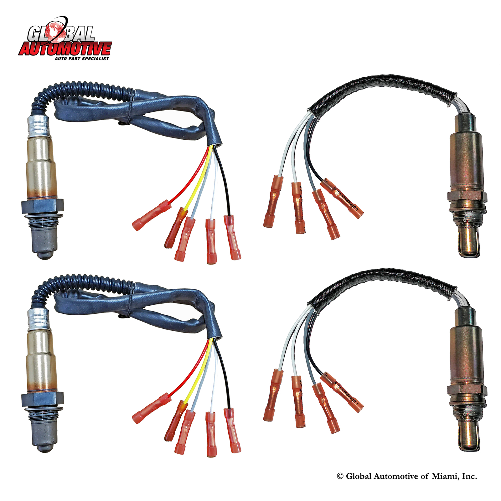 Set of 4 New Oxygen O2 Sensor for 2006 2007 2008 2009 Mercedes C280 3.0L