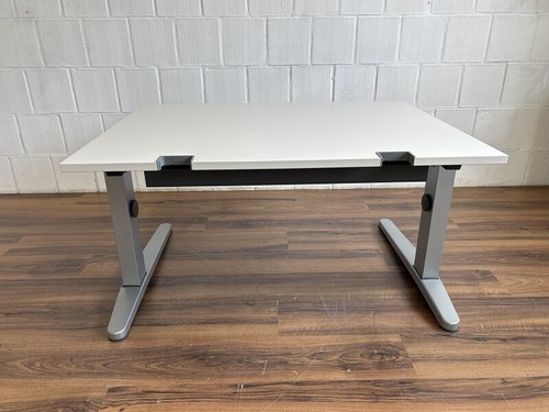 Steelcase Activa Schreibtisch 120x90cm weiß grau Homeoffice - Bild 5 von 11