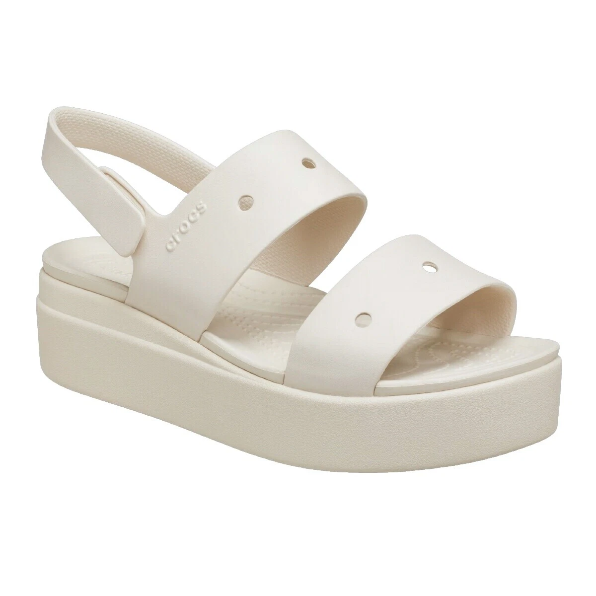 Sandalias de cuña de Goma Crocs para mujeres