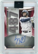2021 Topps Luminaries Baseball Home Run Kings Red Auto #HRK-LR Luis Robert 06/10