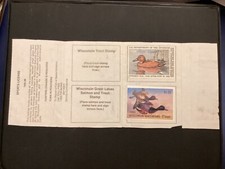 ICOLLECTZONE US RW51  1986 Wisconsin License with Stamp (A100)