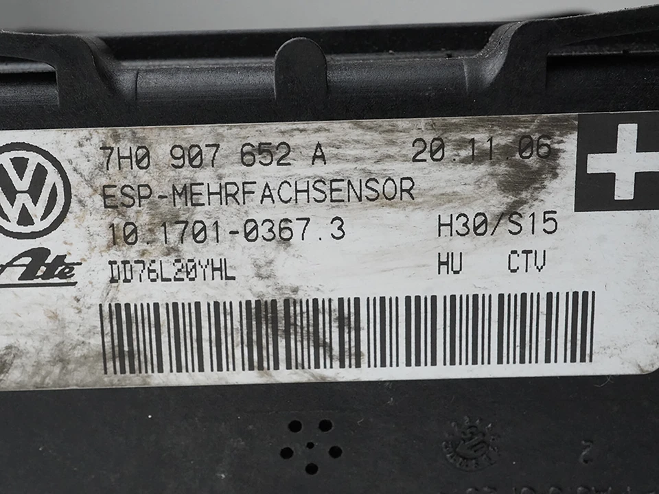 2007 - 2012 Audi Q7 4L Esp Yaw Rotation Multiple Plate Sensor Unit 7H0907652a - Image 2 of 4