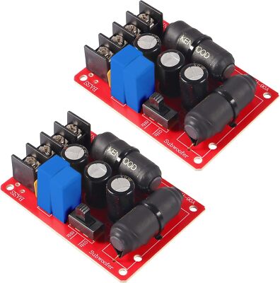 2pcs 200W Pure Bass Subwoofer Crossover Second-Order Frequency 