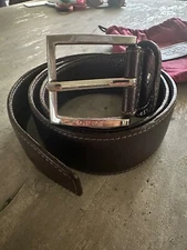 Giudi  Brown Leather BELT Made in Italy 