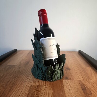 Wine Bottle Holder Display Leaf