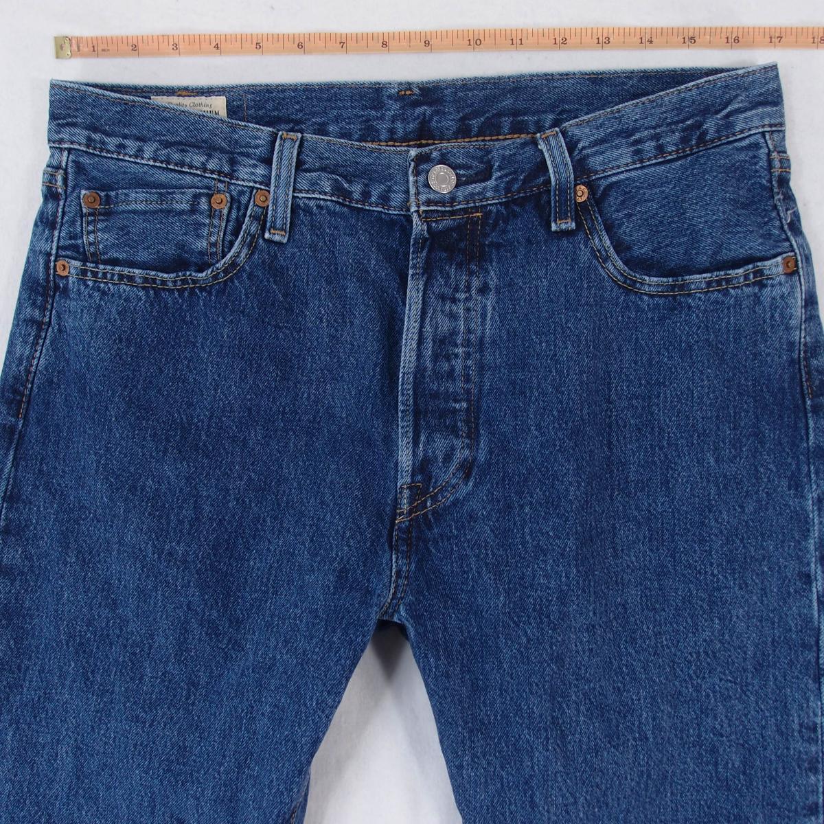 Mens Levi's 501 Straight Blue Jeans W33 W34 L30 | eBay