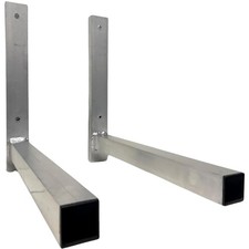 F L Heavy-Duty Mini Split Wall Mount Bracket  Rust-Resistant Aluminum AC Suppo...
