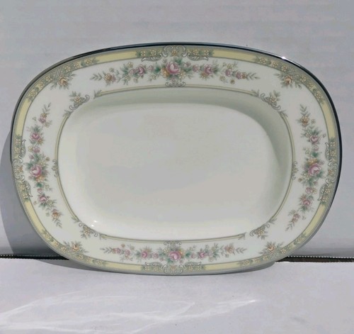 Noritake Shenandoah 9729 —RARO— 7,875” Bandeja Relé/Mantequilla Plato Hueso Fino China - Imagen 2 de 4