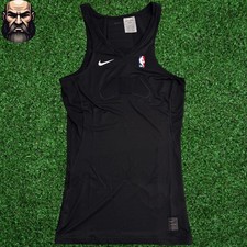 Nike Pro NBA Player Issued Training Tank Top Black 880805-010 Men's Size M-Tall