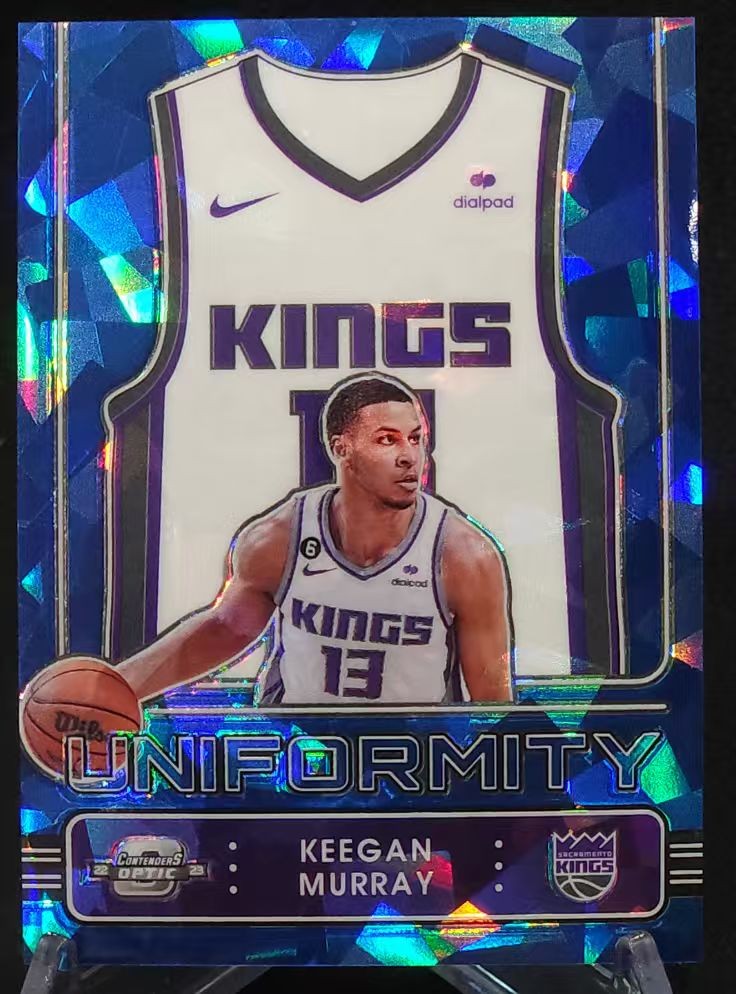 Keegan Murray 2022-23 Panini Contenders Optic 28/75 Blue Ice Uniformity #26