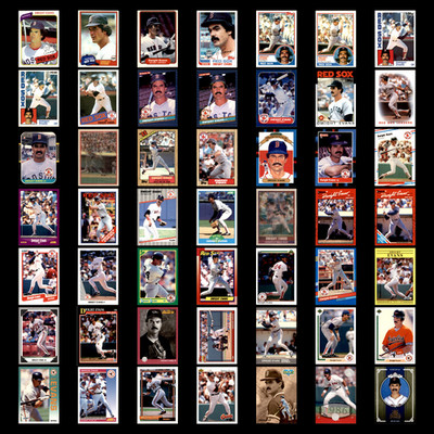Dwight Evans Lot 49 Different Baseball Cards 1980-2005 Boston Red Sox /Orioles