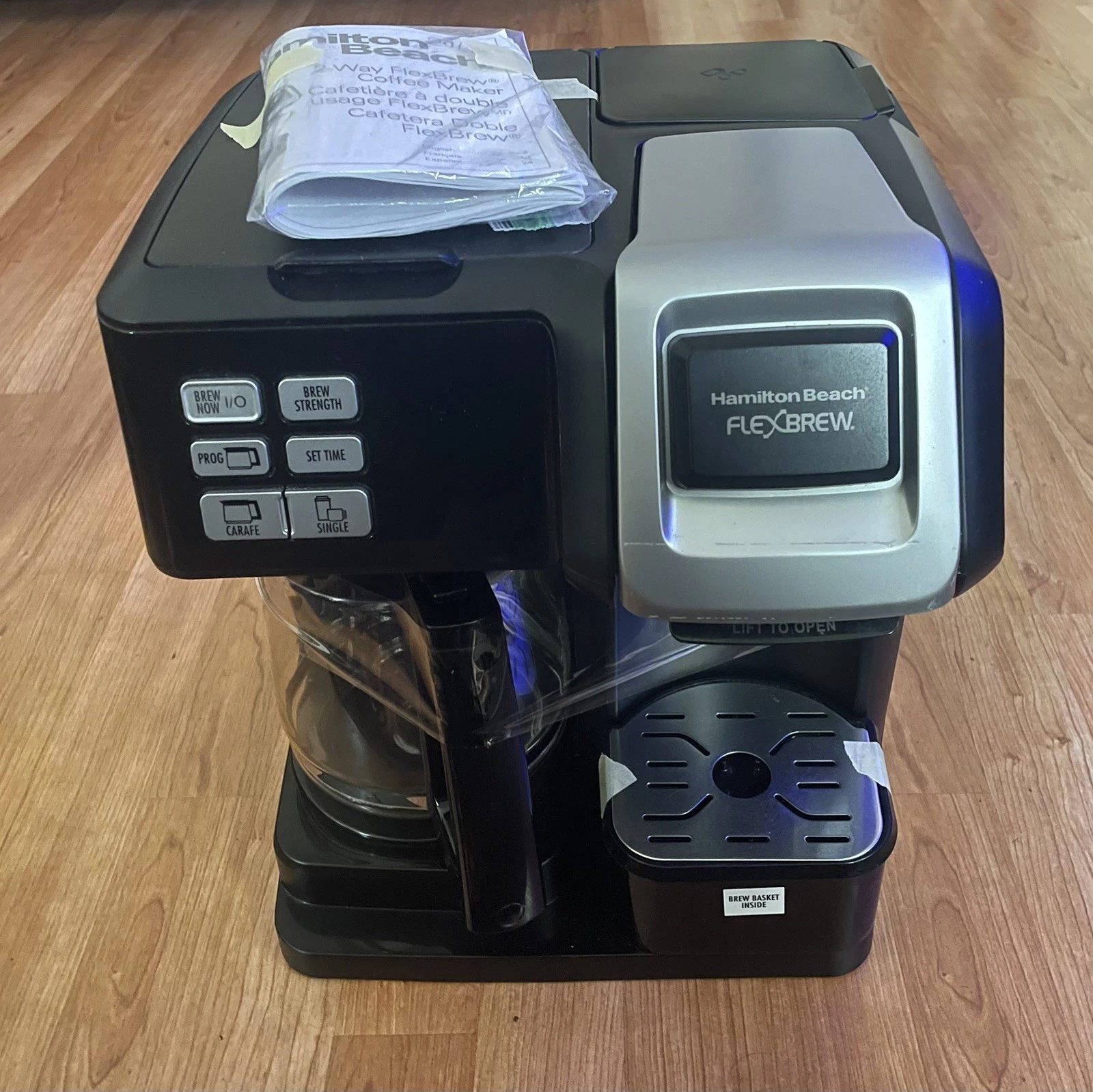 Hamilton Beach FlexBrew Trio 2-Way Coffee Maker K-Cup or Grounds 12-Cup Pot