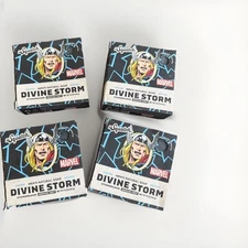 Dr Squatch Divine Storm Marvel Bar Soap Medium Grit 5oz Limited Edition Lot of 4