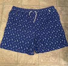 Set Of 4 Polo Ralph Lauren Swim Trunks Mens 3XB Drawstrings Cargo Pocket Beach