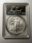 2022 MS70 First Strike Legends Of The Game Greg Maddux Signed Silver Eagle