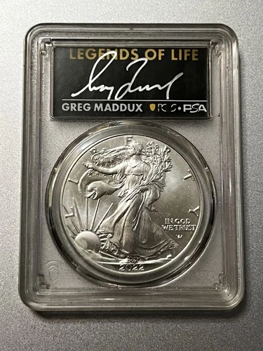 Photo of a 2022 American Silver Eagle from an eBay listing that sold on Jul 22, 2026