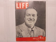 Vintage January 10, 1944 LIFE Magazine - WWII - Bob Hope 2X