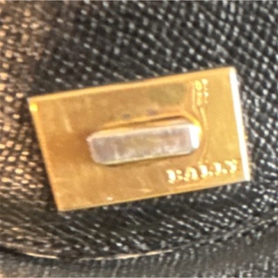 Bally Black Women's Bag Gold Hardware Magnetic Closure
