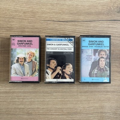3x Simon & Garfunkel Musikkassette Hits MC Bridge Over ... Central Park Concert
