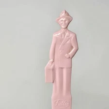 Vtg. Letter Opener Fuller Brush Co. Salesman Made in USA Pink Plastic