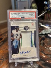 2022 Panini National Treasures - Rookie Patch Autographs Malik Willis #157 Holo