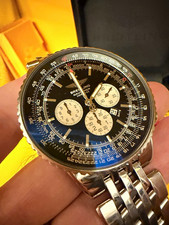 Breitling Navitimer Heritage 42mm Automatic Chronograph Date Black Dial Full Set