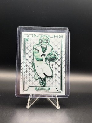 Braelon Allen 2024 Panini Phoenix - Contours #CON-BAN (RC) New York Jets