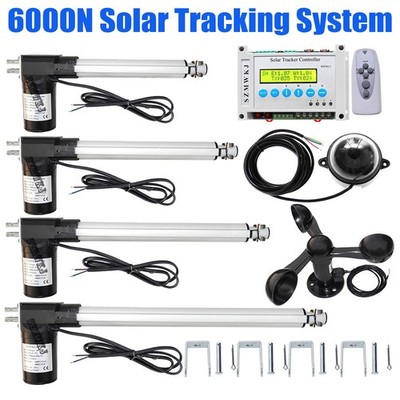 6000N Linear Actuator W/ Solar Tracker Controller DIY Solar Auto Tracking System