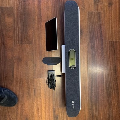 Poly Studio X50 P17 4K HD Camera Video Bar 2201-87429-001 with TC8 Touch Panel