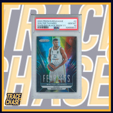 2023-24 Panini Prizm Euroleague Walter Tavares Fearless Black Prizm 1/1 PSA10 #2