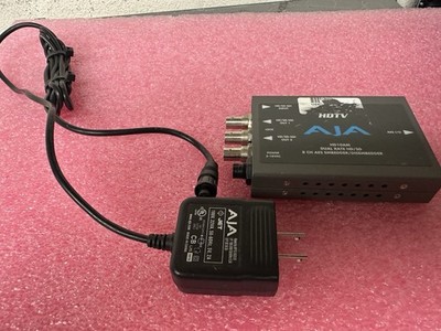 AJA HD10AM HD-SDI 8 Ch Analog Audio Embedder/De-Embedder w/ Power Supply