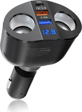PD USB C Auto Ladegerät 120W: Zigarettenanzünder Verteiler Adapter 12V USB KFZ S PD USB C Auto Ladegerät 120W: Zigarettenanzünder Verteiler Adapter 12V USB KFZ S