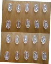 2 4 5 8 10 - Pairs Nose Pads Nose Pieces Replacement for Oakley 10 Pairs Clear