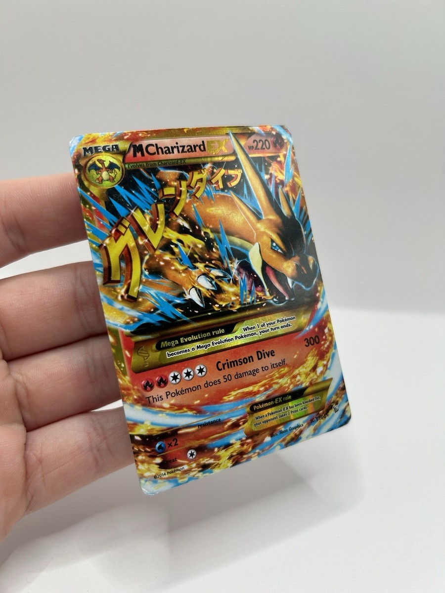 Pokemon TCG M Charizard EX (Y) (Secret) 107/106 Flashfire Holo