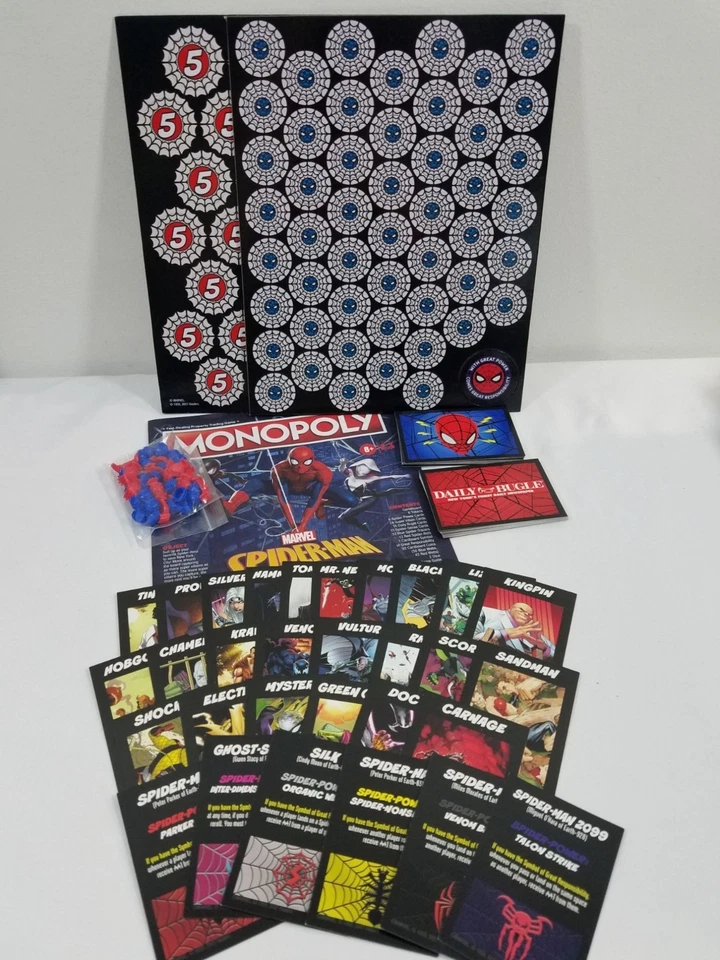 Juego de mesa piezas de repuesto Monopoly Spider-Man Edition Foto 2 de 4