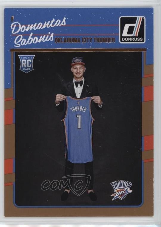 2016-17 Panini Donruss Rookies Domantas Sabonis #161 4g8