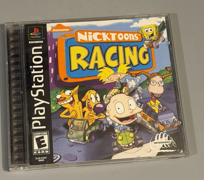 Nicktoons Racing Sony PlayStation 1 PS1 Complete CIB
