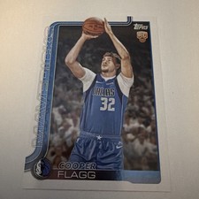 2025-26 Topps Basketball Copper Flagg Base RC #201 Dallas Mavs 