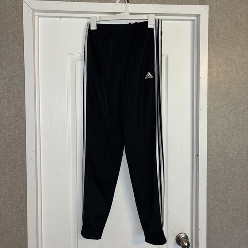 adidas Youth Boys active wear jogger pants black pull on size XL (18/20) - Picture 3 of 4