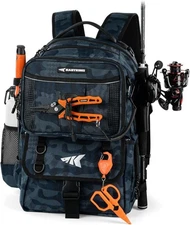 KastKing BaitSpace 50L Fishing Tackle Backpack with Removable Bait Binder