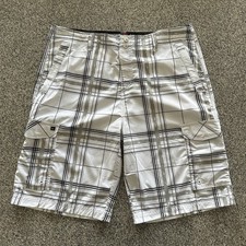 Quiksilver Amphibian Board Shorts Men's 38 Y2K Fishing Utility Outdoor Beach