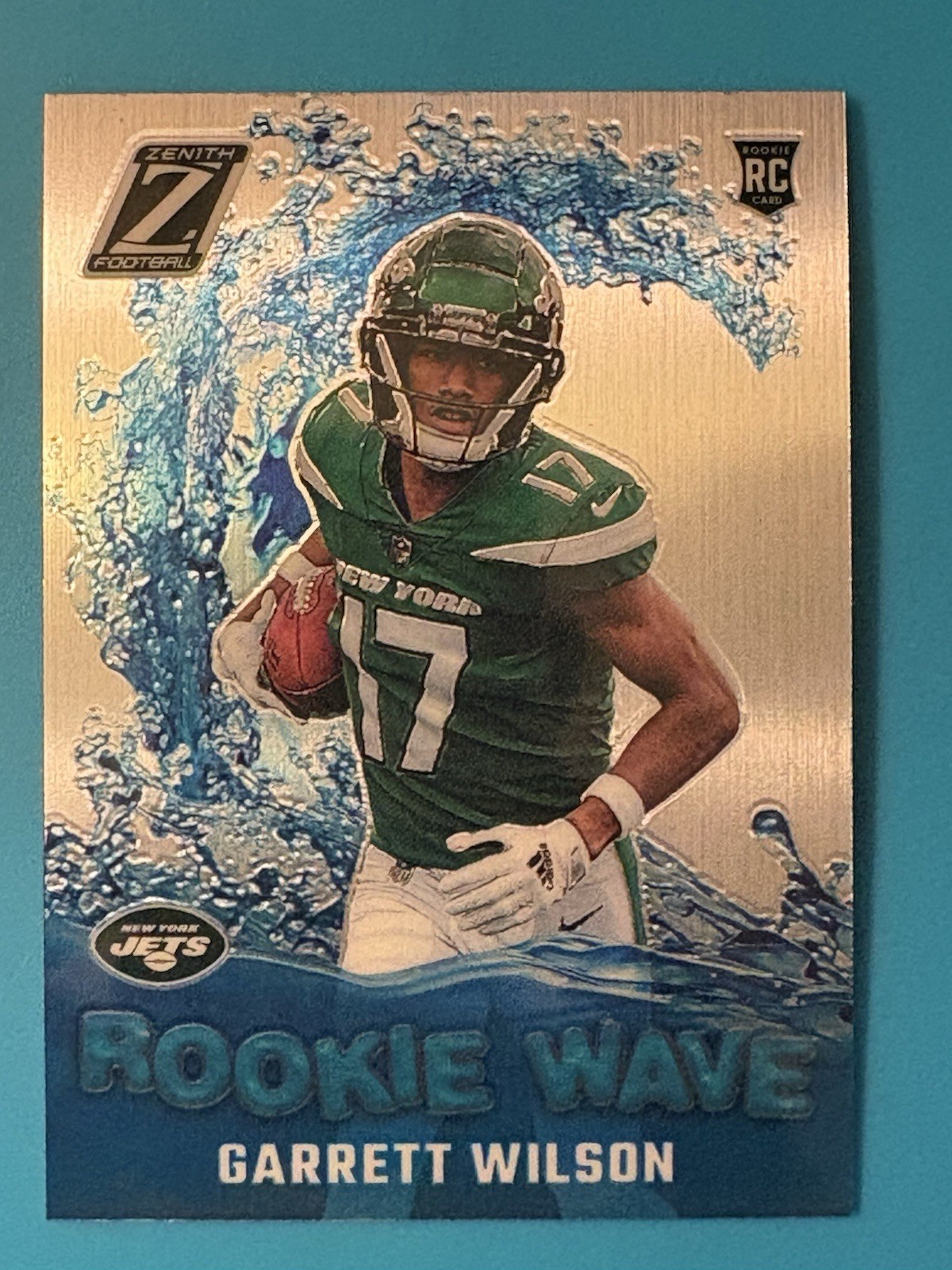 2022 Zenith Garrett Wilson Rookie Wave Silver Prizm SP #RW-GW Jets 🔥🔥