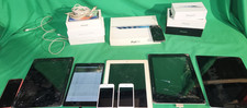 APPLE LOT 7 Broken iPads iPods iPhones OEM Boxes Cables Vintage Some Turn on