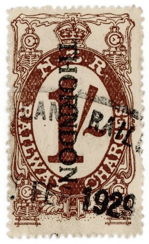 (I.B) New Zealand Railways : Railway Charges 1/- (Thorndon) - Picture 1 of 1