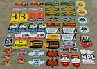 Lot of 50 Porcelain Enamel Signs – Mixed Designs, Vintage Style, single sided